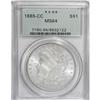 Image 1 : 1885-CC $1 MS64 PCGS