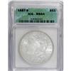 Image 1 : 1887-S $1 MS64 ICG