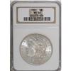 Image 1 : 1891 $1 MS64 NGC