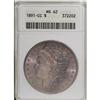 Image 1 : 1891-CC $1 MS62 ANACS