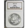 Image 1 : 1899-S $1 MS64 NGC