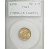 Image 3 : 1898 $2 1/2 MS63 PCGS