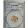 Image 1 : 1903 $2 1/2 MS64 PCGS