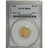 Image 1 : 1911 $2 1/2 MS63 PCGS