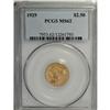 Image 1 : 1929 $2 1/2 MS62 PCGS