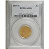 Image 1 : 1856-S $3 AG3 PCGS