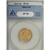 Image 1 : 1844-O $5 XF45 ANACS