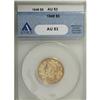 Image 1 : 1848 $5 AU53 ANACS
