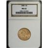 Image 1 : 1880 $5 MS62 NGC