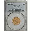 Image 1 : 1909-D $5 AU58 PCGS
