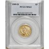 Image 1 : 1909-D $5 MS62 PCGS