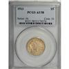 Image 1 : 1913 $5 AU58 PCGS
