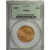 Image 1 : 1897 $10 MS63 PCGS