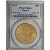 Image 1 : 1873 $20 Open 3 MS61 PCGS