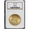 Image 3 : 1895 $20 MS62 NGC