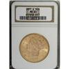 Image 1 : 1897-S $20 MS63 NGC
