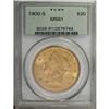 Image 1 : 1900-S $20 MS61 PCGS
