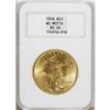 Image 1 : 1908 $20 No Motto MS64 NGC