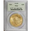 Image 1 : 1924 $20 MS62 PCGS