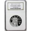 Image 1 : 2000-W P$100 One-Ounce Platinum Eagle Deep Cameo PR69 N