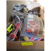 Image 1 : MISC. RATCHET TIE DOWN STRAP, CABLE, HOSE CLAMPS, ETC.