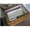 Image 2 : SEWING STOOL WITH WOODEN SPOOL SIDES