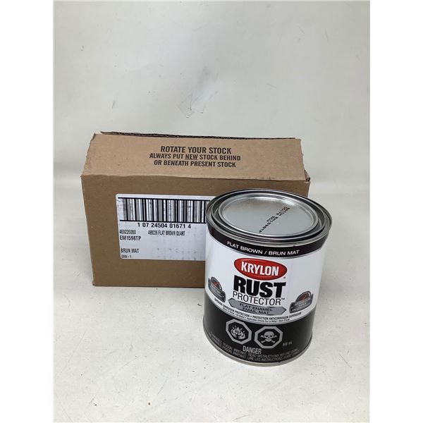 Krylon Rust Protector Flat Brown (2 X 946ML)
