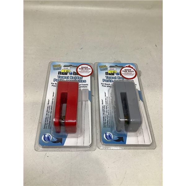 Marble Towel Holder Lot Of 2