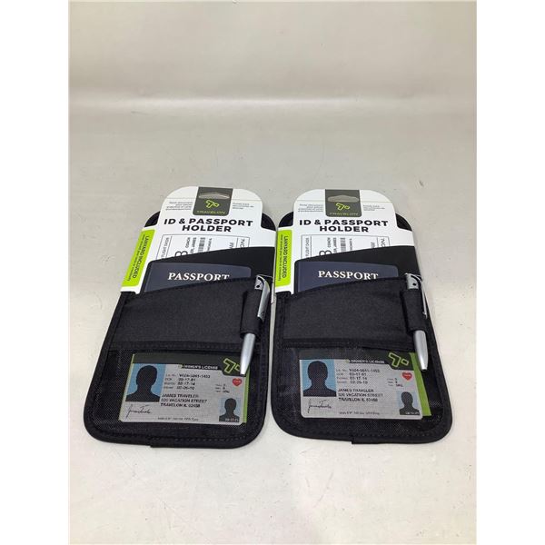 ID & Passport Holder Lot Of 2