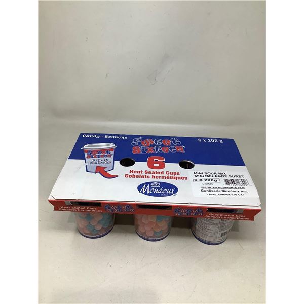 Sweet Sixteen Heat Sealed Candy Cups Lot Of 6
