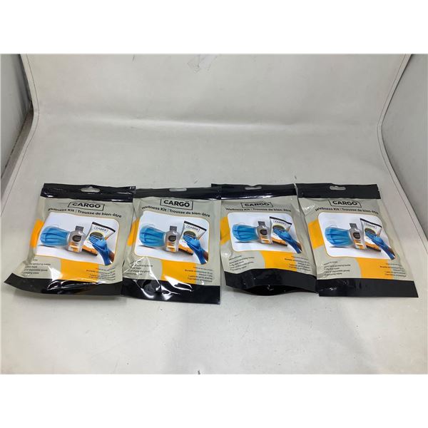 Cargo Wellness Kit (Hand Sanitizer, 3-Ply Facemask, 1 Pair Disposable Gloves, 5 Sanitizing Wipes) Lo