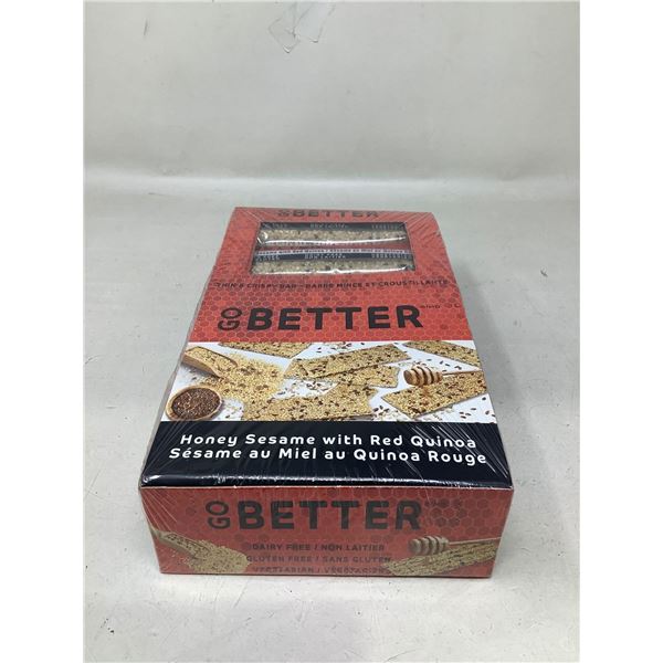 Go Better Thin And Crispy Bar Honey Sesame With Red Quinoa (24 X 35G)