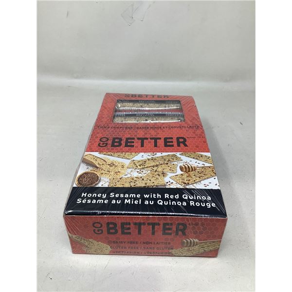 Go Better Thin And Crispy Bar Honey Sesame With Red Quinoa (24 X 35G)