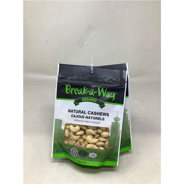 Break A way Natural Cashews (6 X 90G)