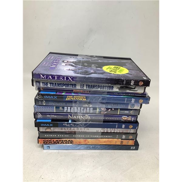 Lot Of 12 Assorted DVD's