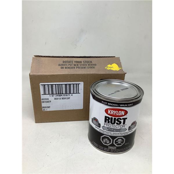 Krylon Rust Protector Flat Brown (2 X 946ML)