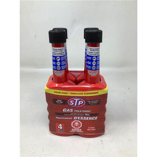 STP Gas Treatment Each Bottle Treats Up To 79L (4 X 155ML)