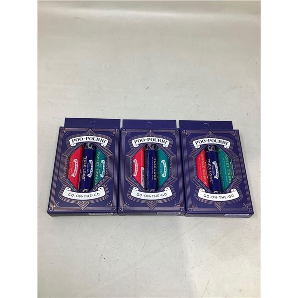 Poo-Pourri Go On The Go Travel Pack Lot Of 3