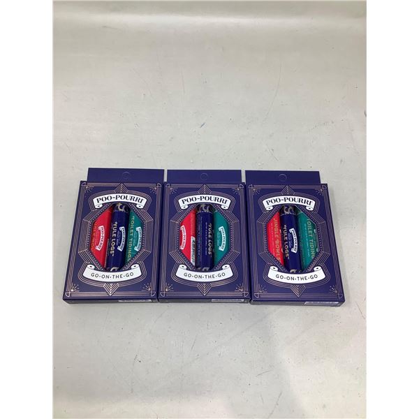 Poo-Pourri Go On The Go Travel Pack Lot Of 3