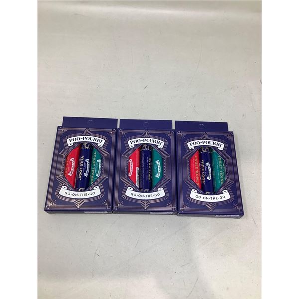 Poo-Pourri Go On The Go Travel Pack Lot Of 3