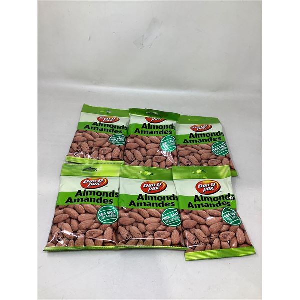 Dan D Pak Almonds Sea Salt (6 X 100G)