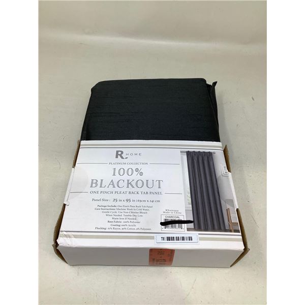 100% Blackout One Pinch Pleat Back Tab Panel