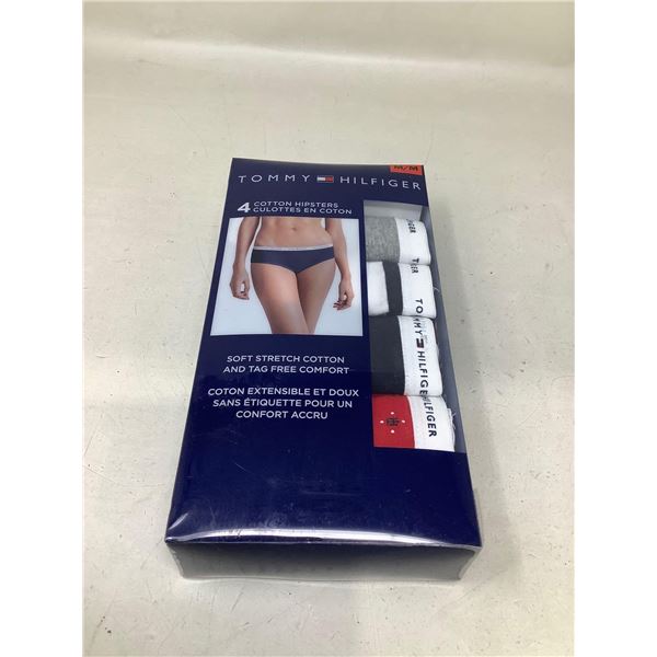 Tommy Hilfiger 4 Cotton Hipsters Size M