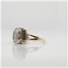 Image 2 : 10K Yellow Gold Fancy Brown Diamond(1Ct,I1) Diamond(0.04ct) Ring (~Size 6.25) (~weight 1.2g), Made i