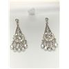 Image 1 : Cascade Dangle Earrings silver with CZ Stones Set of 2 in Gift Box