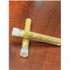 Image 1 : Lot of 2 large vials of gold flaking material