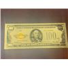 Image 1 : United States of America Foiled 100 dollar collector note gold clad