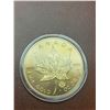 Image 2 : Canada fine gold 1 oz .9999 NEW 2015 $50.00 cased collector Medallion - COPY