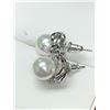 Image 3 : Stunning Pearl and silver ladies earring set NEW