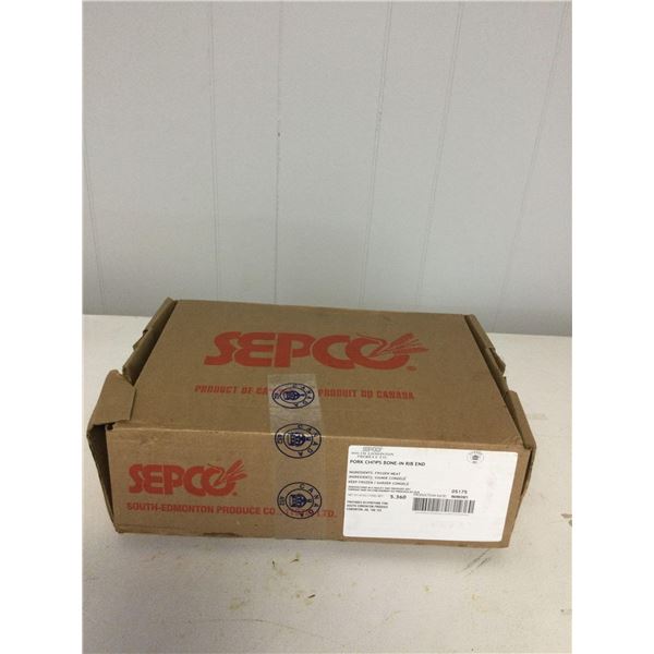 Case of Frozen Sepco Bone-In Rib End Pork Chops (5.360kg)